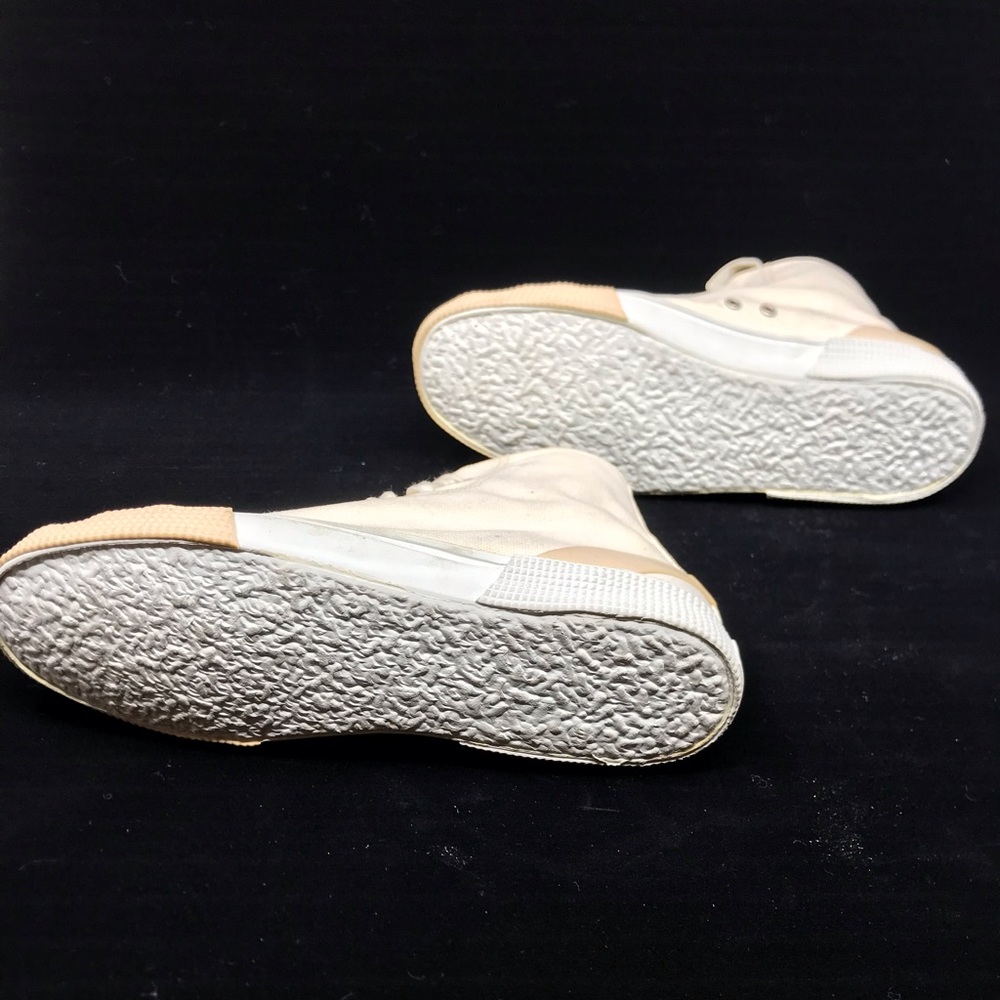 HELMUT LANG White Canvas High-top Sneakers - Picture 7 of 9